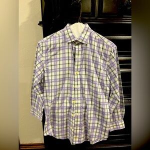 Thomas Dean boys button down dress shirt